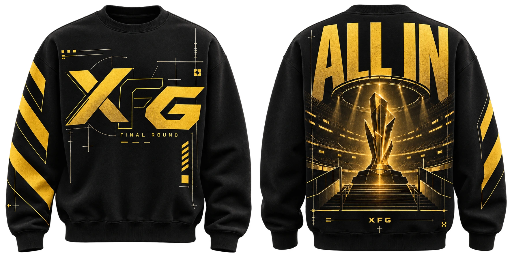Final Round Crewneck — front view